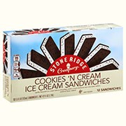 Cookies and Cream Ice Cream Sandwiches, 12 count
