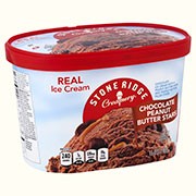 Chocolate Peanut Butter Stars Ice Cream, 1.5 quart